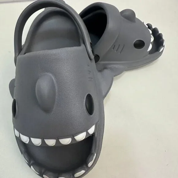 Kids Shark Slides Boys Girls Toddlers#9-10# - Picture 2 of 5